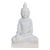 Handcarved Marble Burmese Meditating Buddha For Sale