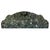 French Empire Style Wrought Iron & Black Marble Serpentine Console Table For Sale - Image 10 of 11