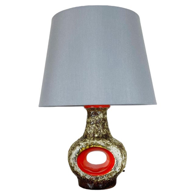Fat Lava Ceramic Pottery Table Light from Dümler and Breiden, Germany, 1960s For Sale