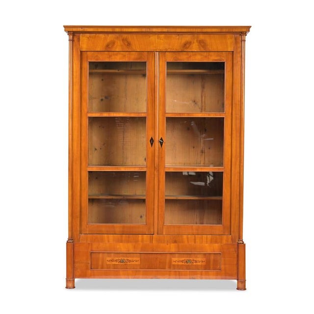 Wood Biedermeier Display Cabinet, Southern Germany, 1800 For Sale - Image 7 of 7