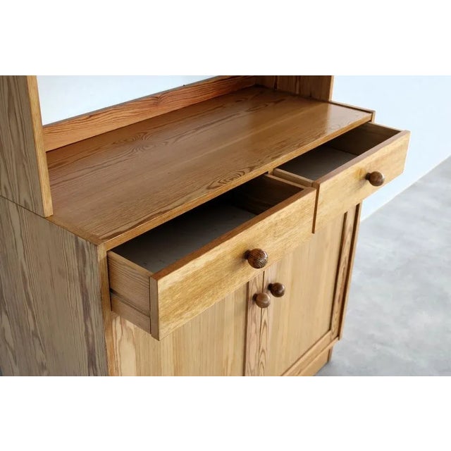 Vintage Wall Cupboard in Pine, Sweden, 1970s For Sale - Image 4 of 11