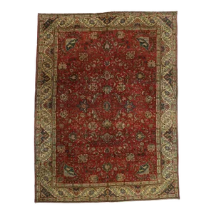 Vintage Persian Tabriz Rug - 10'10 X 14'05