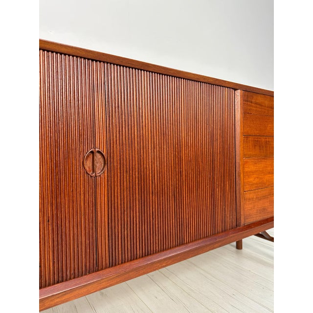 Vintage Danish Teak Sideboard by Peter Hvidt & Orla Mølgaard-Nielsen for Søborg Møbelfabrik, 1950s For Sale - Image 16 of 17