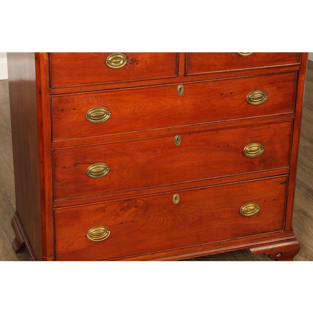 Antique American Walnut Chippendale Style Chest of Drawers For Sale - Image 12 of 12