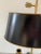 English French Bouillotte Lamp With Black Tole Shade and Dolphin Motif Base For Sale - Image 3 of 12