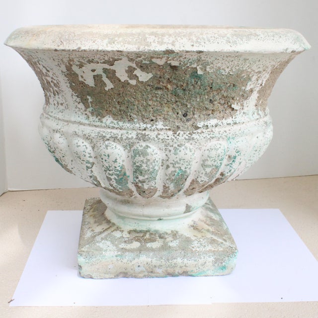 Early 20th Century footed French planter with desirable patina throughout.