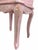 Pink Vintage French Pink Distressed Nightstand With Floral Carvings For Sale - Image 8 of 13
