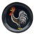 Mid Century Copper Enamel Rooster Catchall For Sale
