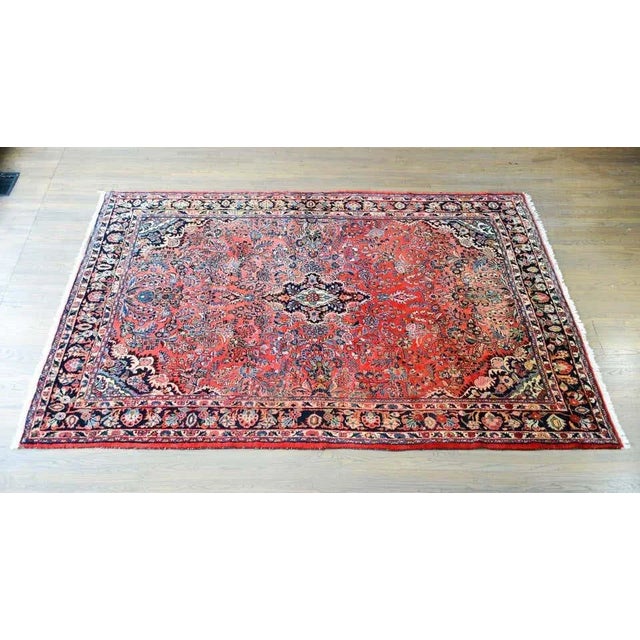 Early 20th Century Persian Dargazin Rug For Sale - Image 11 of 12