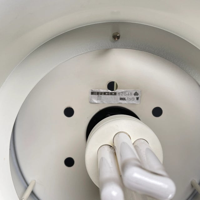 Metal Scandinavian Ceiling Lamp from Erco, 1960s For Sale - Image 7 of 11