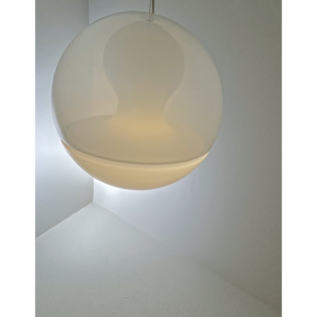 1970s Murano Glass Pendant Light from A.V. Mazzega, Italy, 1970s For Sale - Image 5 of 8