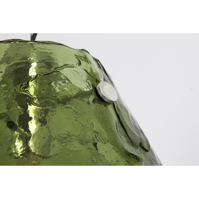 Kalmar Green Murano Pendant Light attributed to Kalmar, 1970s For Sale - Image 4 of 12