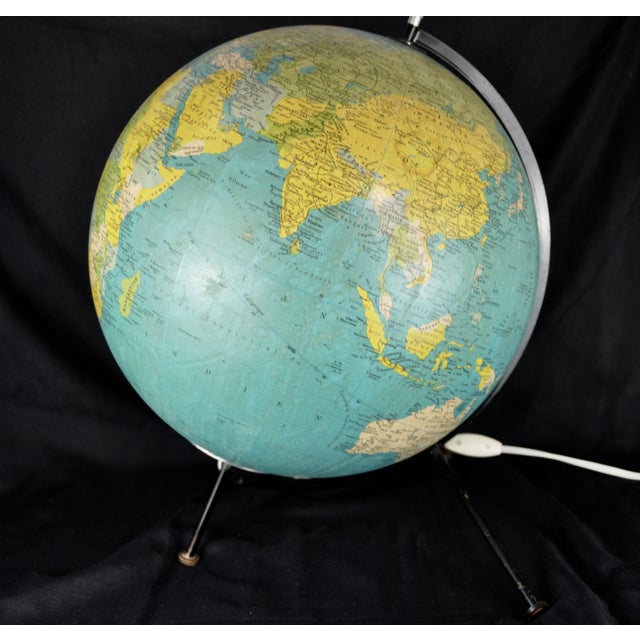 Crystal Globe from George Philip & Son, 1970s For Sale - Image 9 of 13