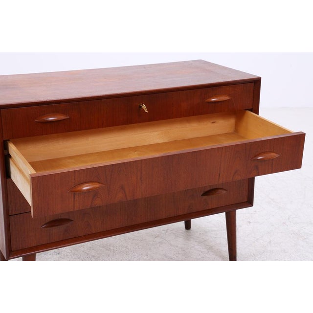 Vintage Danish Teak Chest of Drawers by Johannes Sorth, 1960s For Sale - Image 10 of 15