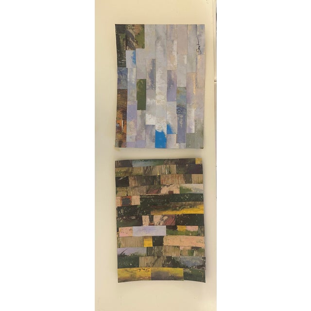 2020s “Forest Fragments I & Ii” – Original Mixed Media Diptych by Nancy Smith For Sale - Image 5 of 5