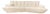 Cloud 7 3-Seater Corner Sofa in Cream Vegan Leather from Bretz For Sale