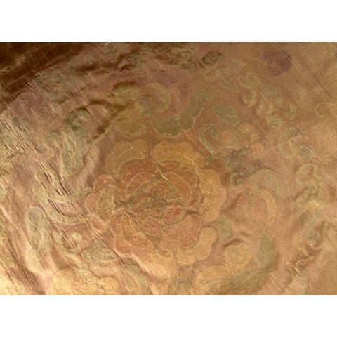 1920s Antique Very Fine Chinese Round Embroidery Silk For Sale - Image 5 of 6
