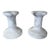 Vintage Marble Candle Holders- A Pair For Sale