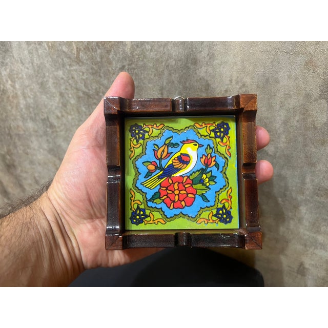 Vintage Style Wood Cigar Holder For Sale - Image 10 of 11