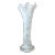 Circa 1909 Northwood Glass White Opalescent Standard Size “Tree Trunk” Swung Vase, Wheeling, West Virginia For Sale