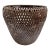 Large Woven Wicker Earthy Rustic Plant Vessel For Sale
