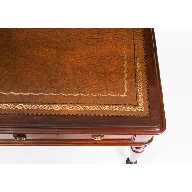 Antique Victorian Writing Table, 19th Century For Sale - Image 6 of 17