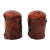 Vintage Faux Wood Salt and Pepper Shakers For Sale
