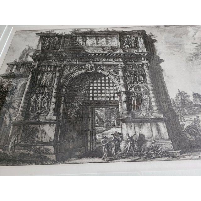 Late 18th Century Giovanni Battista Piranesi (Italian, 1720-1778) Veduta Dell' Arco Di Benevento Nel Regno Di Napoli Reproduction Print For Sale - Image 4 of 7