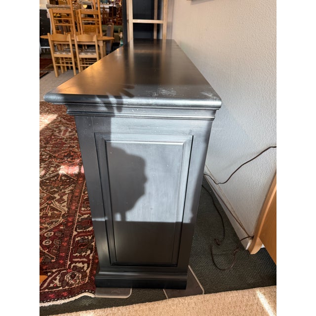 2010s Restoration Hardware 20th Century English Brass Bar Sideboard For Sale - Image 5 of 12