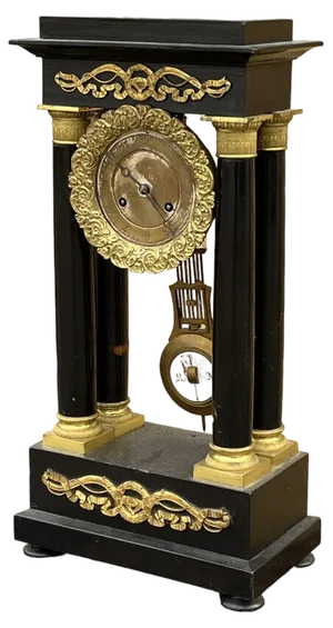 Victorian French Boulle Clock with Chimes on Bell