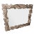 1970s Large Ornate Baroque Style Wall Mirror in Burnished Champagne Finish - 42" X 34" For Sale