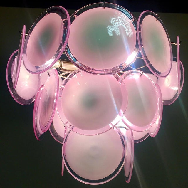 Murano Glass Chandelier by Vistosi For Sale - Image 12 of 16