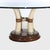 Exotic Vintage Carved Faux Elephant Tusk Glass Top Dining Table 20thC For Sale - Image 4 of 13