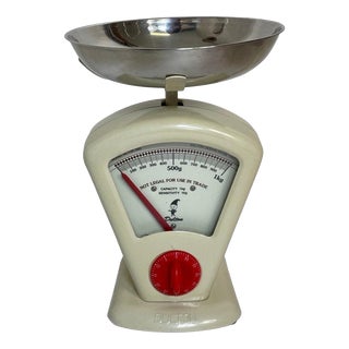 Vintage Industrial Kitchen Scale with Built-In Timer by Yasu Sasamoto for Dulton For Sale