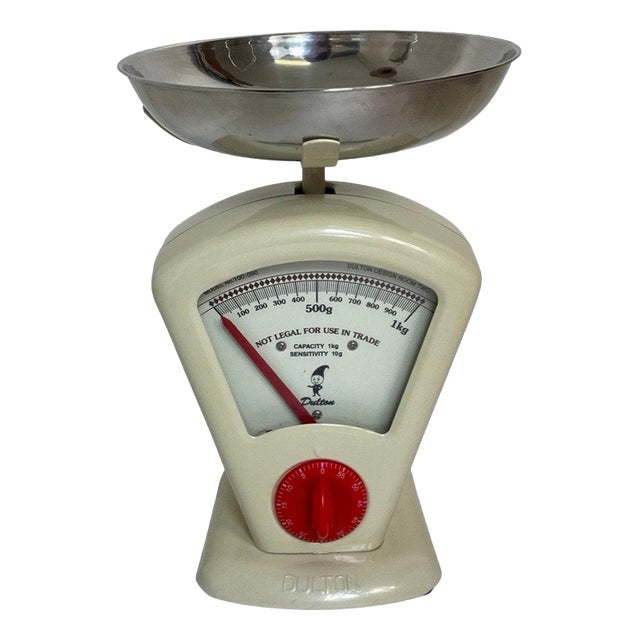 Vintage Industrial Kitchen Scale with Built-In Timer by Yasu Sasamoto for Dulton For Sale