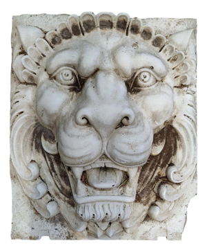 Unknown, Lion's Face Mask, Venice, 19th Century, Marble