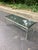 Vintage Maison Jansen Style Steel and Brass Glass Top Coffee Table For Sale In Atlanta - Image 6 of 9