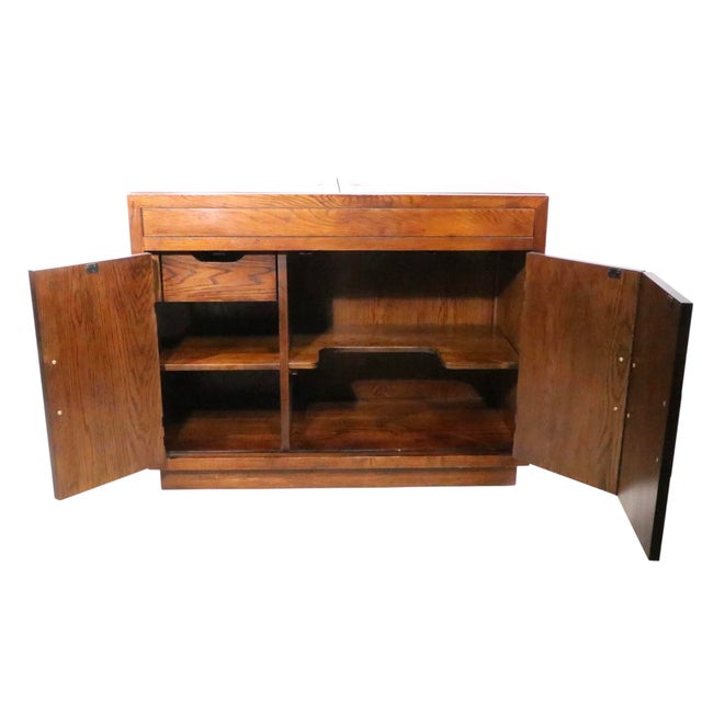 Late 20th Century Campaign Style Dry Bar by Heneredon C. 1970/90's For Sale - Image 5 of 14