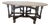 English Oak Gateleg Dining Table With Turned Supports For Sale