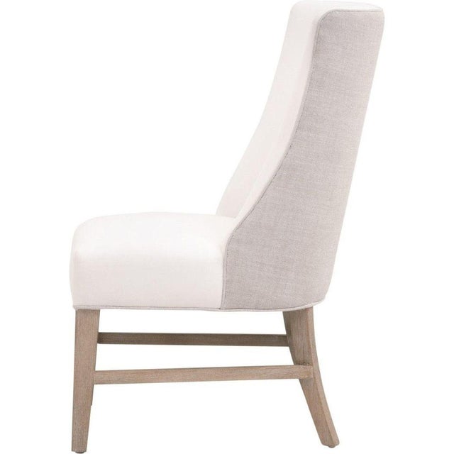 Essentials For Living Duet Performance Fabric White Armless Head Chair - Set of 2 For Sale - Image 9 of 9