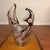1970s Vintage Italian Handblown Art Glass Sculptural Centerpiece Vessel For Sale - Image 5 of 13