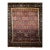 Antique Persian Mahal Sultanabad Rug, Hand-Knotted Wool, Geometric Pattern, 11x13, Red & Navy For Sale