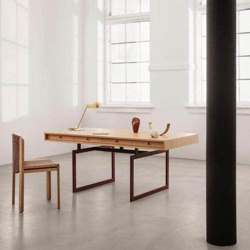 Wood Desk in Wood and Steel by Bodil Kjær for Karakter For Sale - Image 7 of 9