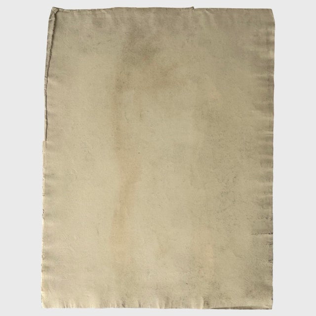 1910s Antique French Neoclassical Study of a Greek Female Torso, Signed and Dated 1918 (Charcoal on Wove Paper) For Sale - Image 5 of 5