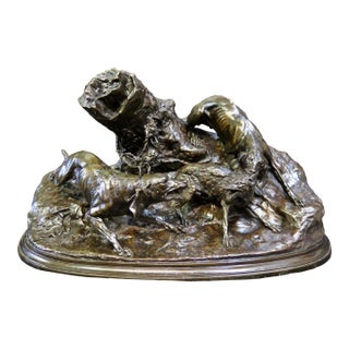 Late 19th Century Bronze by P J Mene For Sale