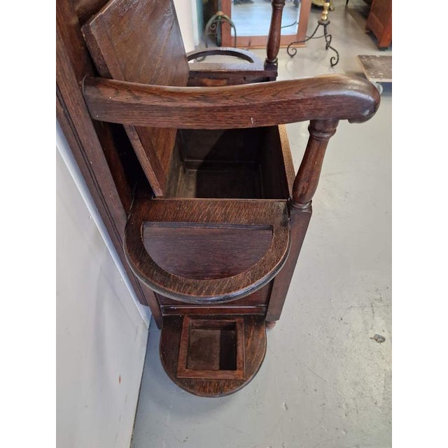 Hallway coat rack.Oak.France.1930s.Dimensions: height 191cm; width 115cm; depth 41cm