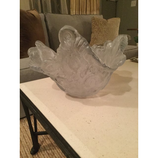 Amanda Brisbane Art Glass Sculpture Bowl Chairish