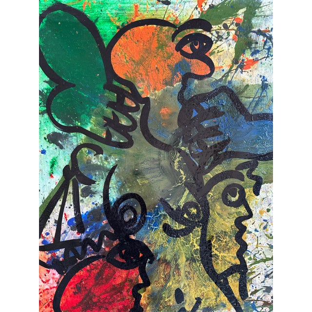 Abstract Expressionism Original Peter Keil Painting - Junge Wilde Collection For Sale - Image 3 of 5