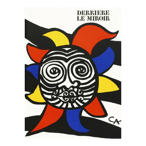 Calder Original Lithograph Signed Dm01156 Derriere Le Miroir 1966