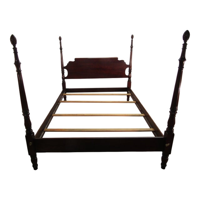 Statton Solid Cherry Queen Size Poster Bed For Sale